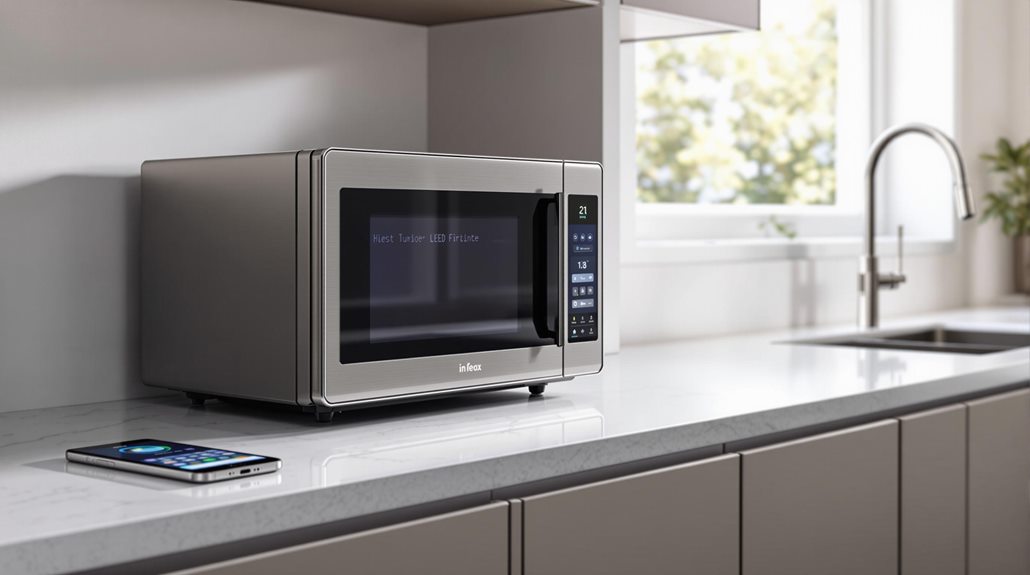 smart microwave setup instructions