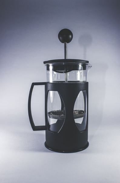 A french press machine