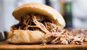 Slow-cooked BBQ pulled pork
