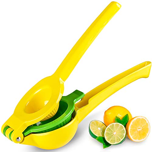 Top Rated Zulay Premium Quality Metal Lemon Lime Squeezer – Manual Citrus Press Juicer