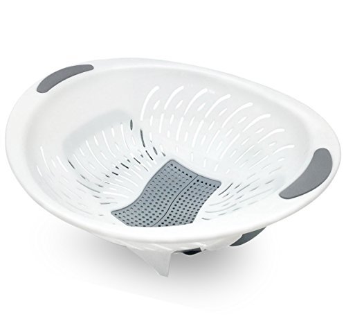 Trap Door Colander Perfect Kitchen Gadget For Straining Draining and Serving Food Colander and Pasta