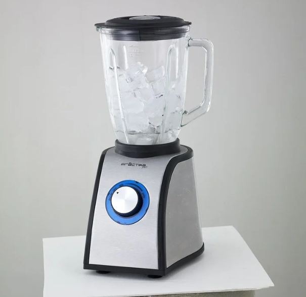 A Blender With ice in it