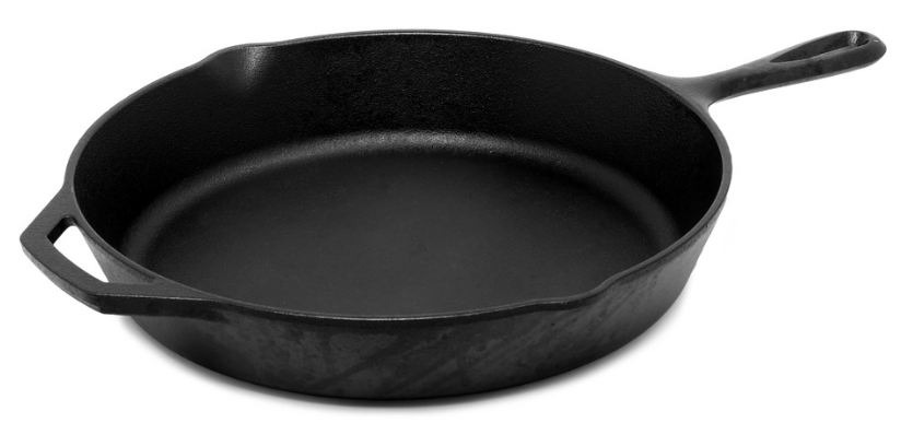 a cast iron pan.