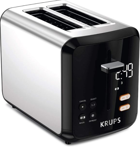 The KRUPS KH320D50 My Memory Digital Stainless Steel Toaster