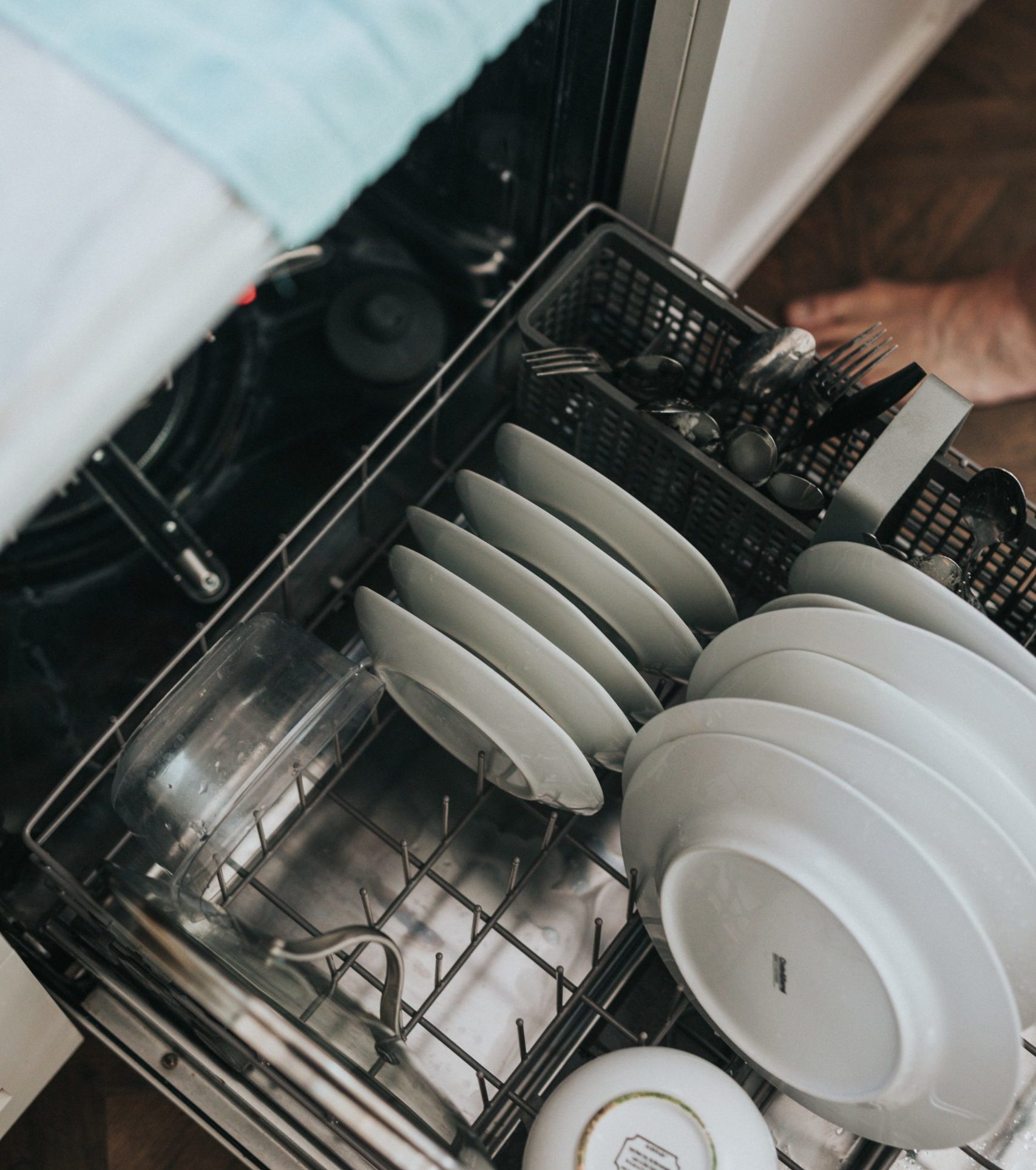 plates-on-a-dishwasher